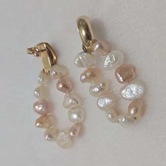 Imperial Pearl Syndicate Jewelry - Vintage 14k Gold and Pearl Earrings
